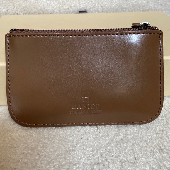 Danier Handbags - danier small leather wallet with key ring
